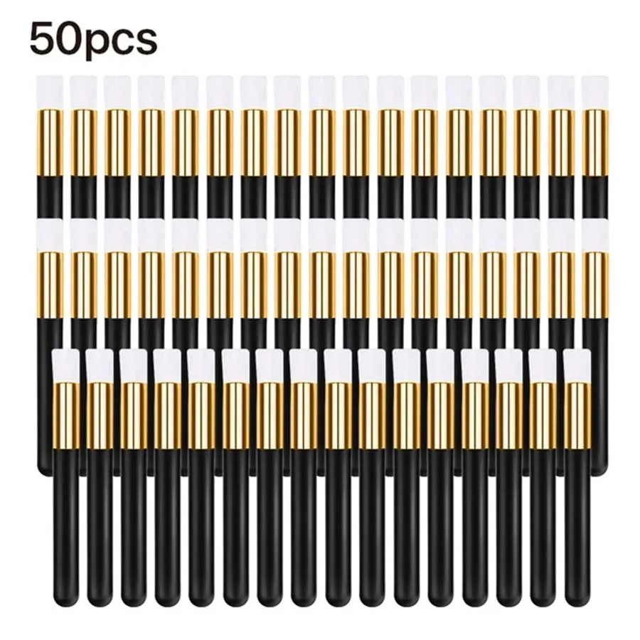 Eyelash Extension Eyeliner - 10/20/50pcs Eyelash Cleaning Brush Lash Shampoo
