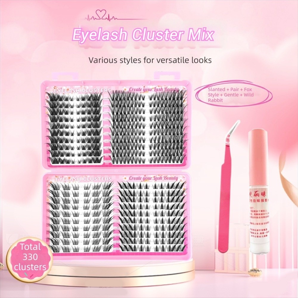 Eyelash Extension C Curl - Hot Natural Look False Eyelashes Black
