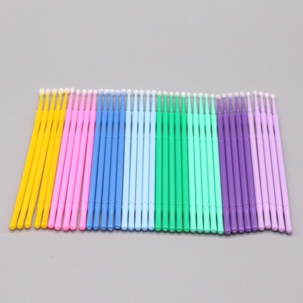 100pcs/lot Micro Brushes Make  - огляд і ціна Eyelash Extension With Glue