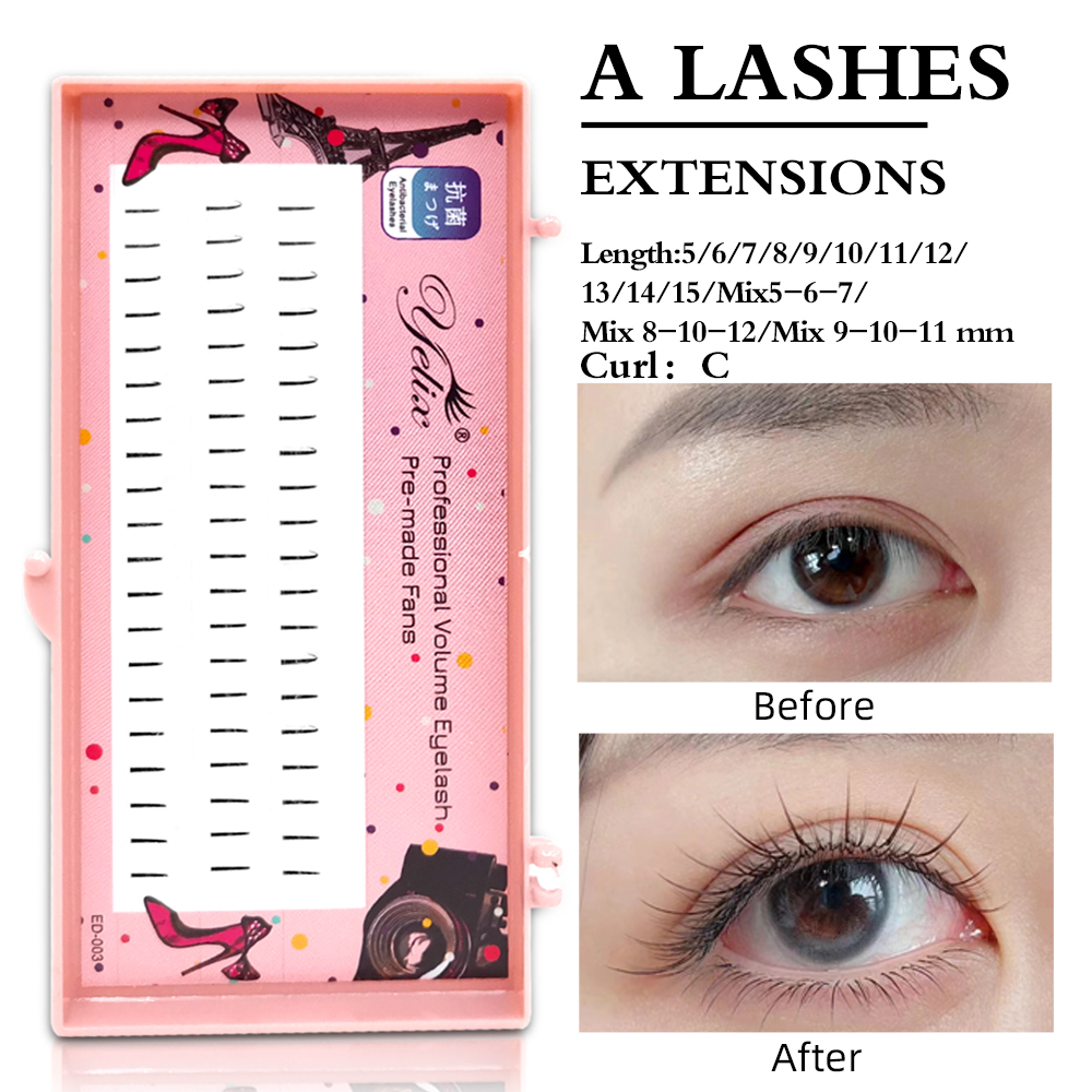 Yelix Natural Soft Individual  - огляд і ціна Eyelash Extension C Curl