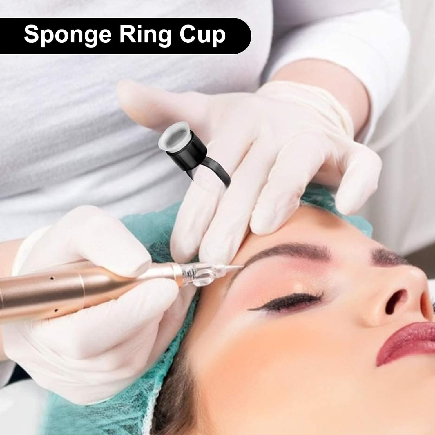 50/100PCS Tattoo Ink Ring Cups - огляд і ціна Eyelash Extension Permanent
