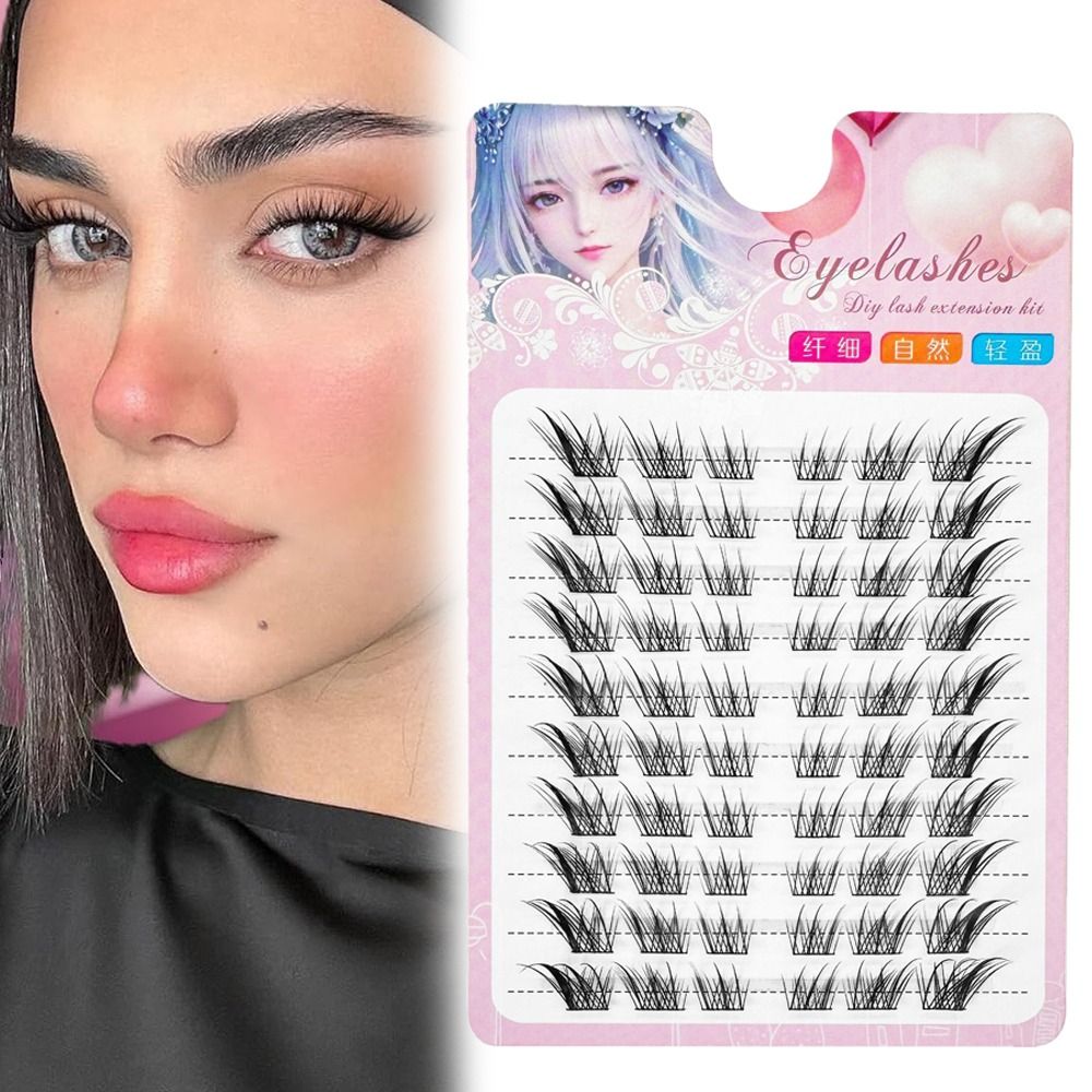 3D Cat Eye Clusters Lashes Man - огляд і ціна Eyelash Extension C Curl