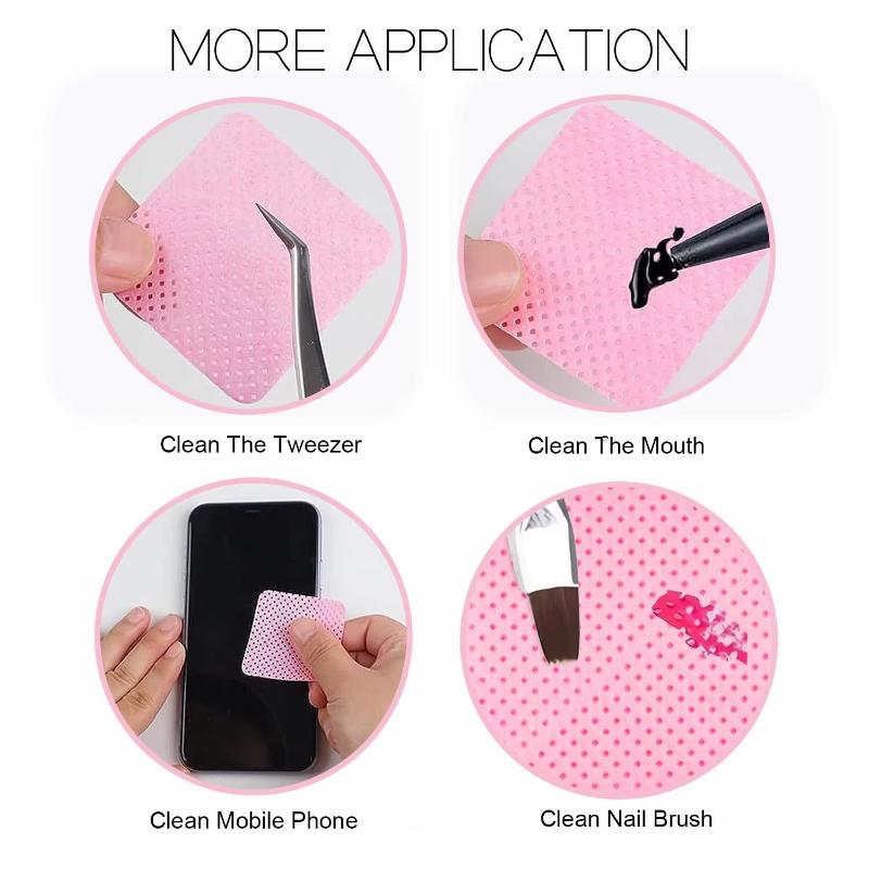 200Pcs Lint‑Free Nail Wipes Ey - огляд і ціна Eyelash Extension With Glue