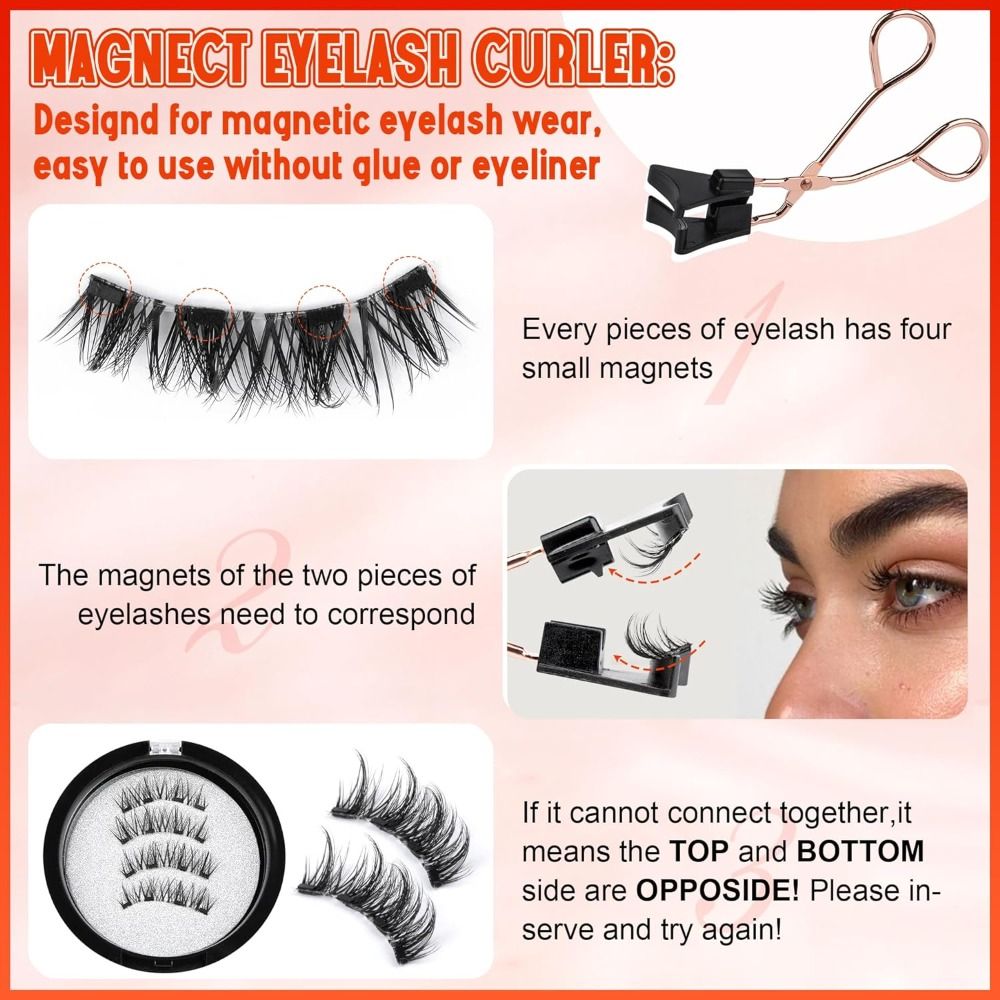 No Glue Magnetic Eyelashes Nat - огляд і ціна Eyelash Extension Eyeliner