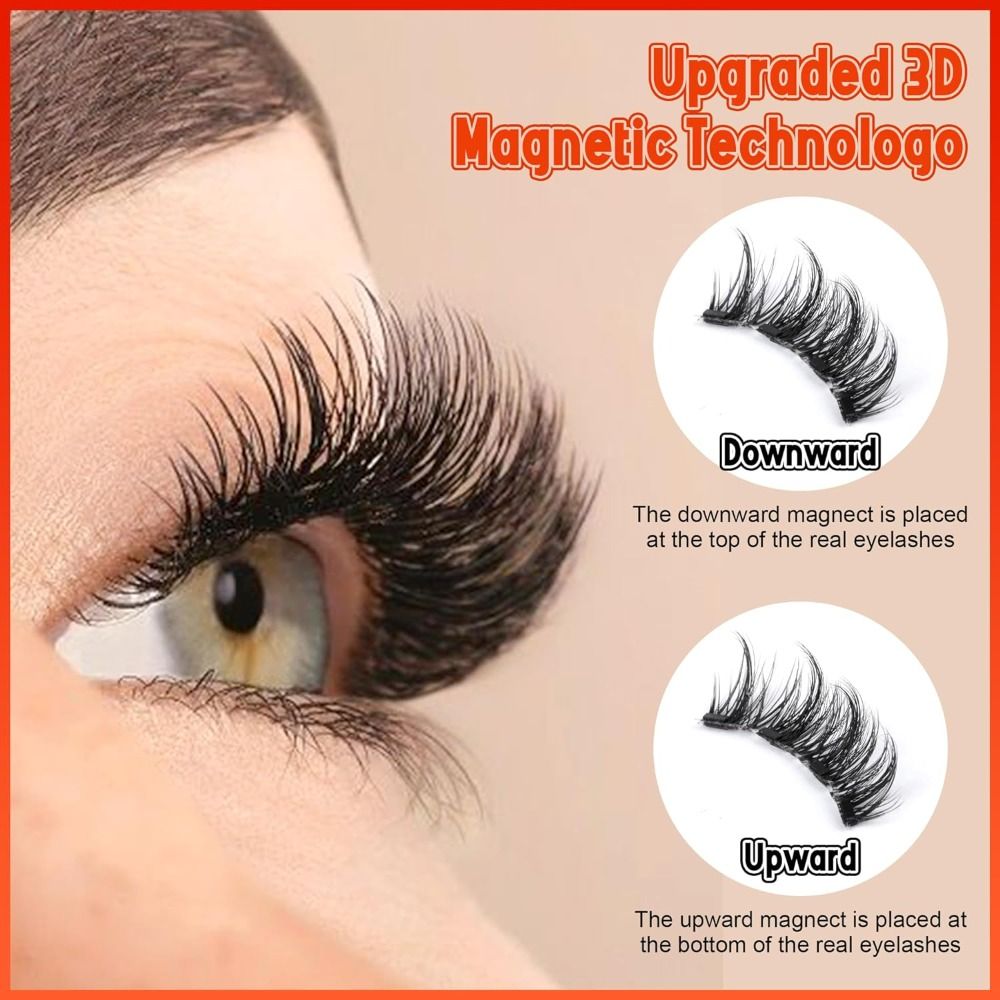 No Glue Magnetic Eyelashes Nat - огляд і ціна Eyelash Extension Eyeliner