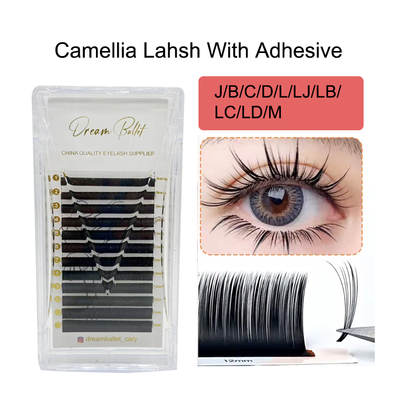 dream ballet Camellia Lashes w - огляд і ціна Eyelash Extension C Curl