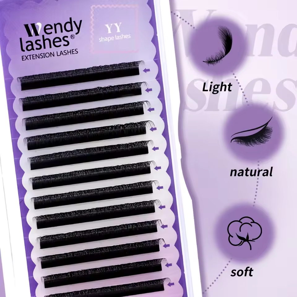 WENDY 2D YY Shape C/D Curl Eya - огляд і ціна Eyelash Extension C Curl