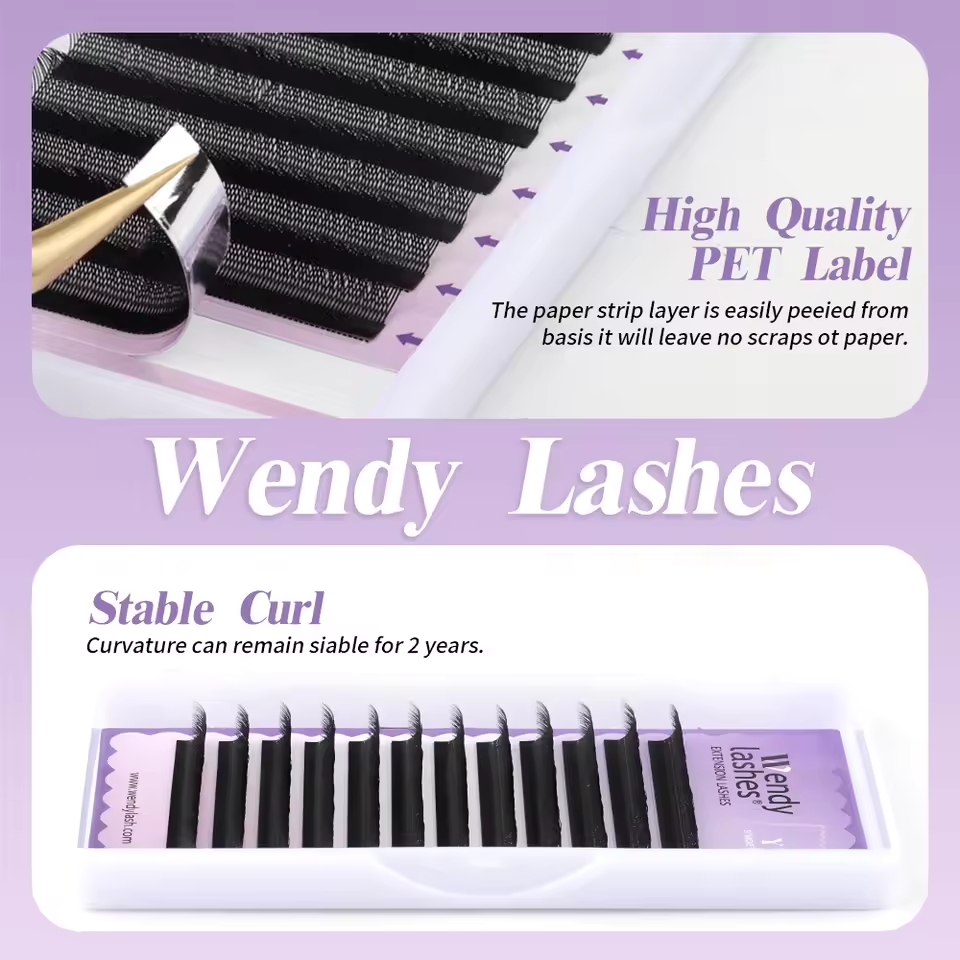 WENDY 2D YY Shape C/D Curl Eya - огляд і ціна Eyelash Extension C Curl