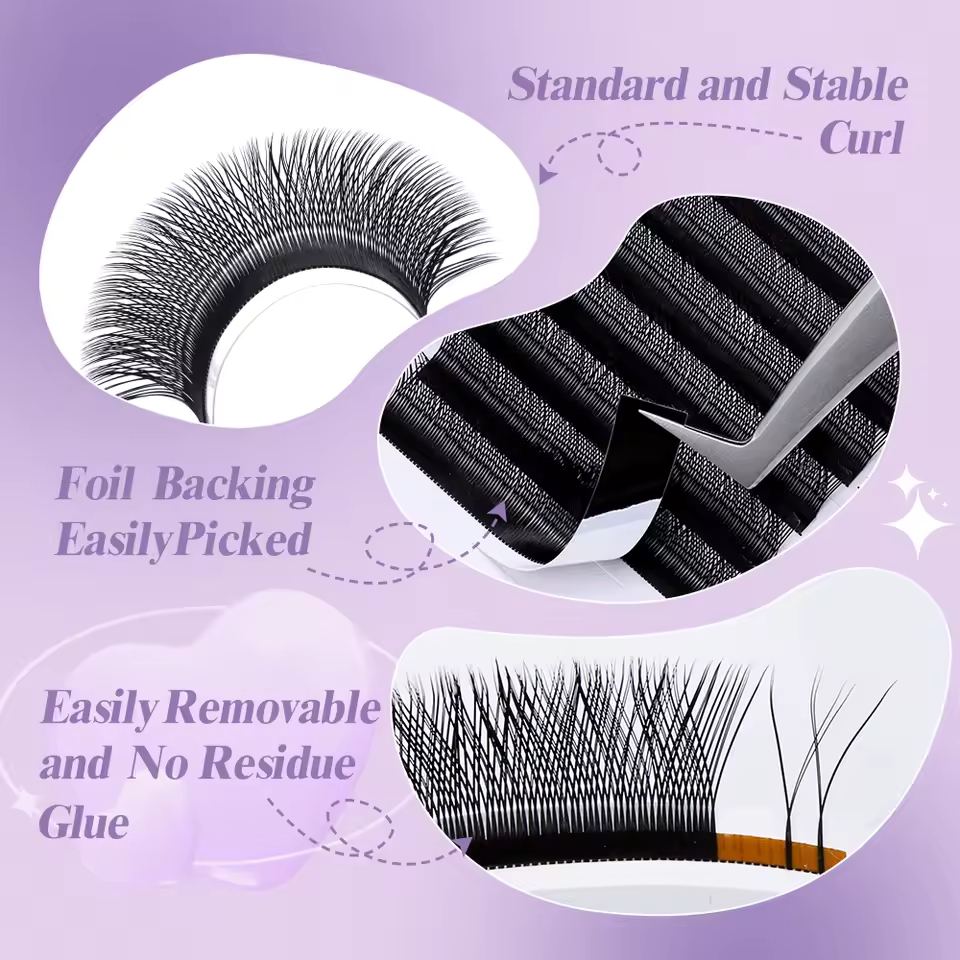 WENDY 2D YY Shape C/D Curl Eya - огляд і ціна Eyelash Extension C Curl