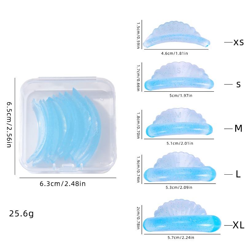 5Pairs Eyelash Perm Pads C Cur - огляд і ціна Eyelash Extension C Curl