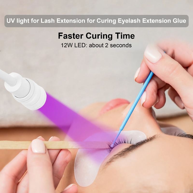 UV Eyelash Lamp Grafting Exten - огляд і ціна Eyelash Extension With Glue