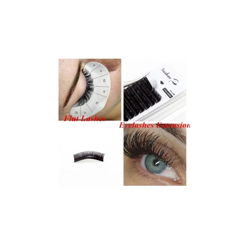 Seashine Ellipse Flat Lashes S - огляд і ціна Eyelash Extension C Curl