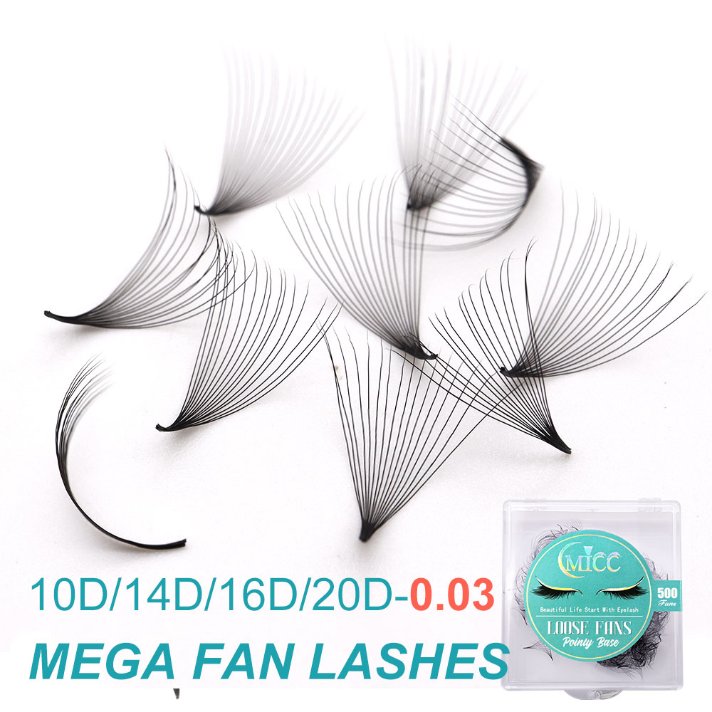 10D  20D 0.03 Thickness Pointy - огляд і ціна Mega Volume Lash