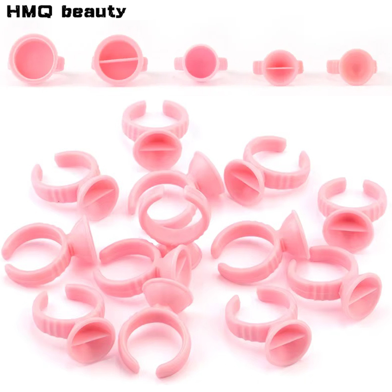 100pcs Disposable Glue Rings P - огляд і ціна Eyelash Extension Permanent