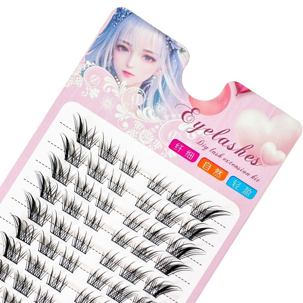 Women Beauty 3D Cat Eye Cluste - огляд і ціна Eyelash Extension C Curl